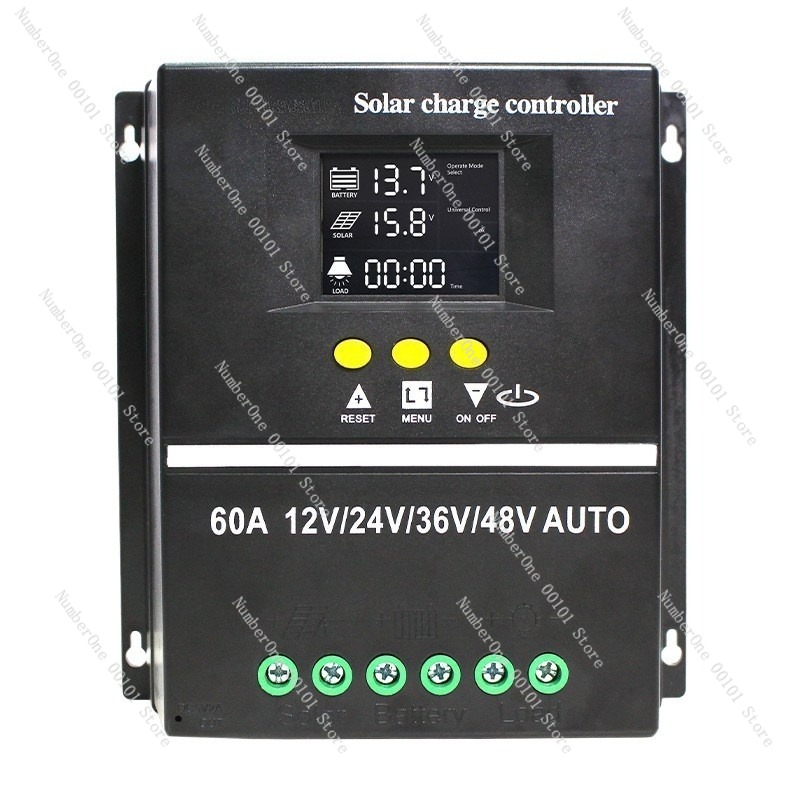 Charge Controller Solar - Automatic Recognition 12V, 24V, 36V, 48V