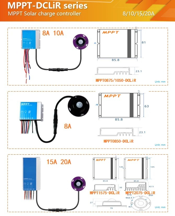 Charge Controller Solar - EE1 MPPT Street Light Charge Controller