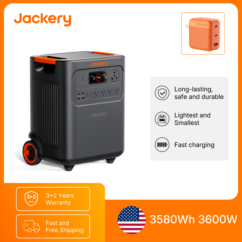 Jackery HomePower 3600 Plus Po - Outdoor Power Station recension och pris