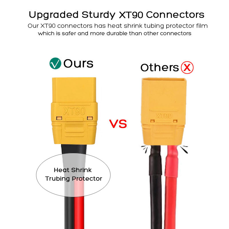 XT90 Male to XT90 Female Cable - Outdoor Power Station recension och pris