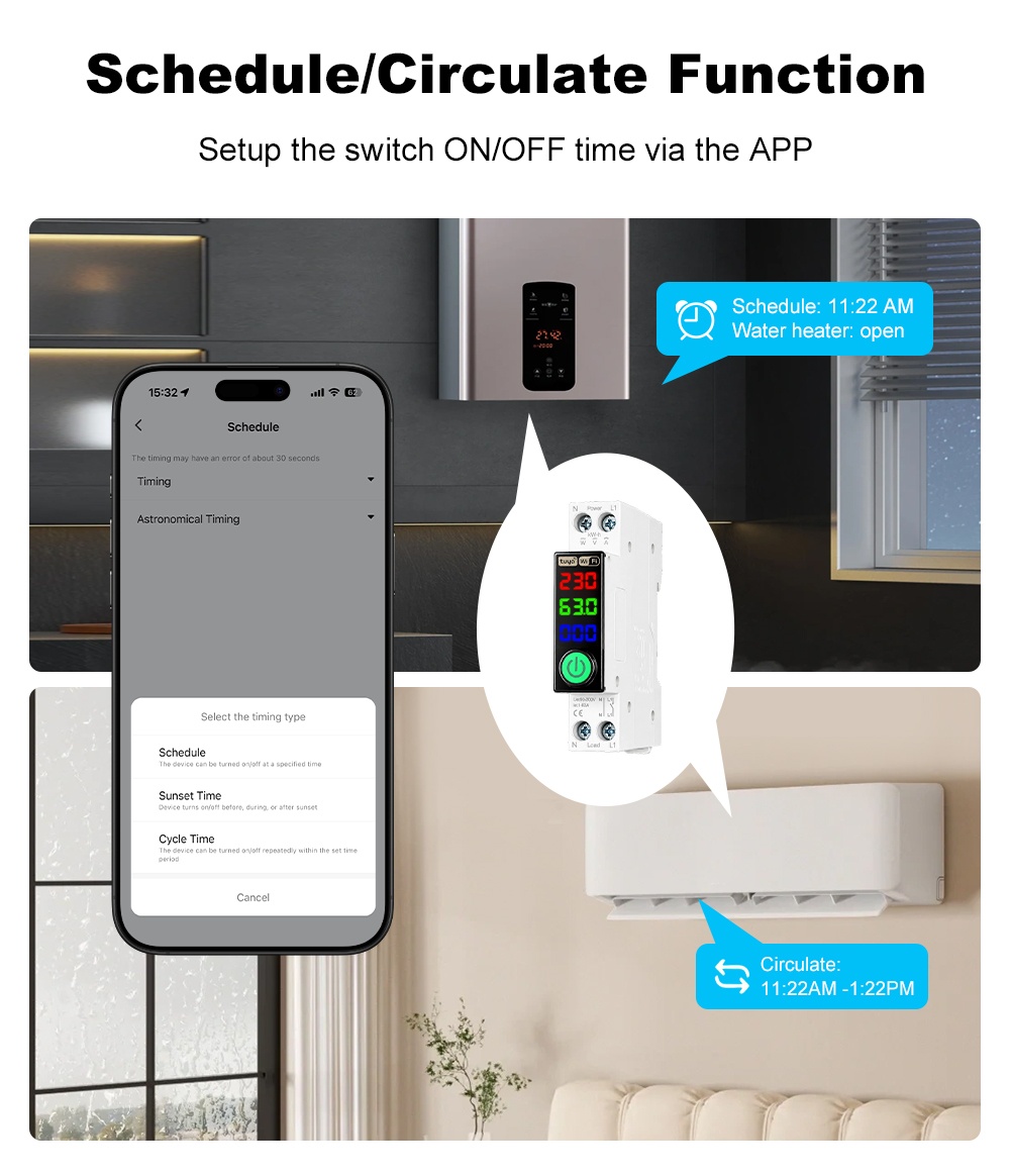 Manhot WiFi Circuit Breaker LE - Energy Monitor Meter recension och pris