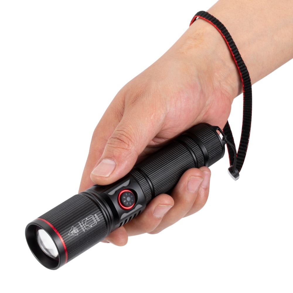 Powerful LED Flashlight Type C - Energy Monitor Meter recension och pris