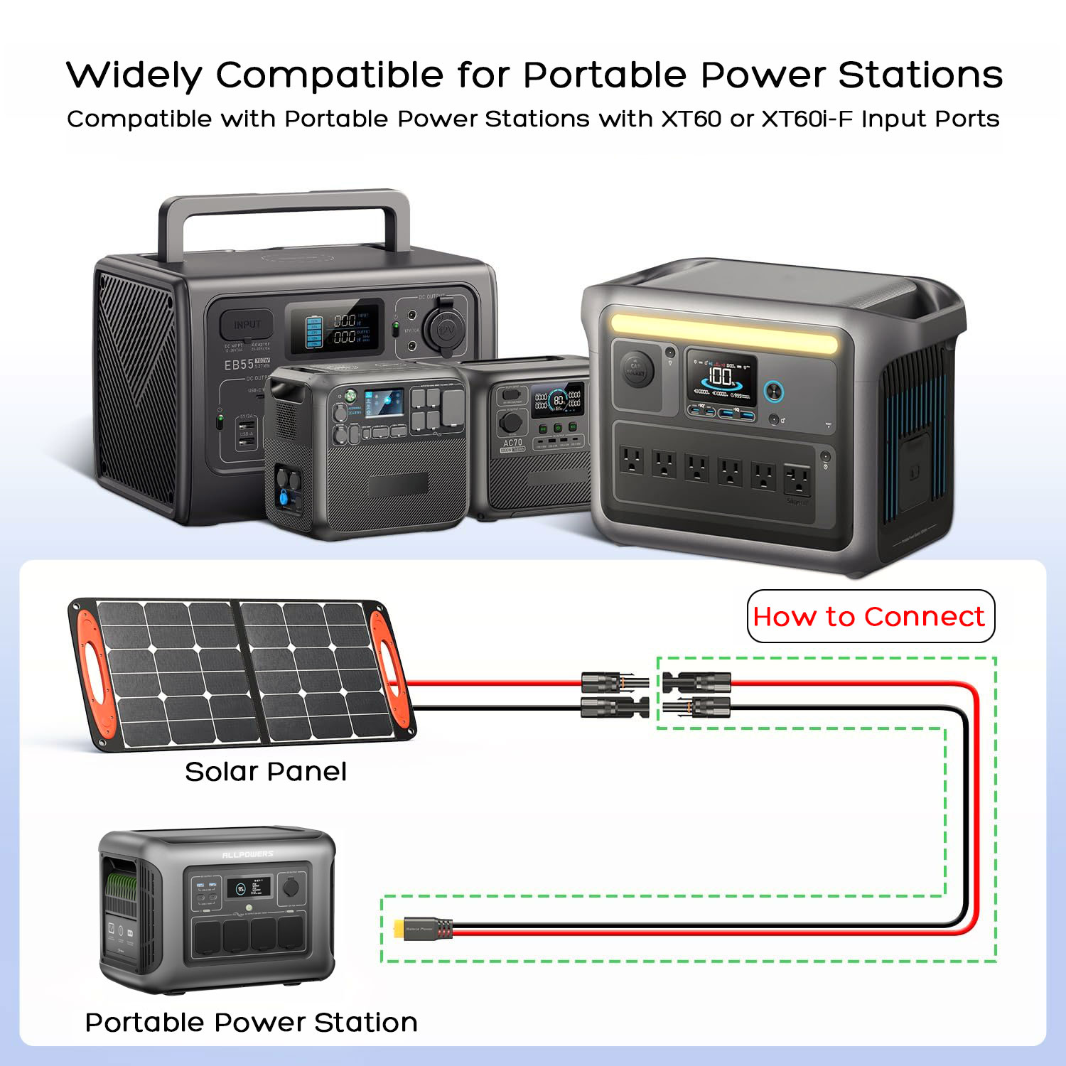 6m/3m/1.5m XT60 to Solar Panel - Solar Generator recension och pris